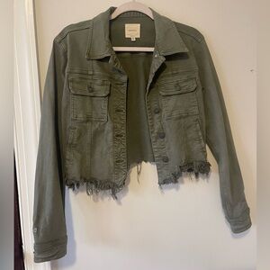Distressed denim jacket - “HIDDEN” brand; PRICE NEGOTIABLE